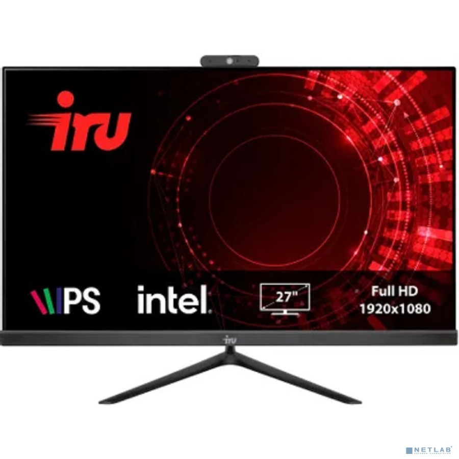 iRU Office 27IH5PA [1866071] Black 27" {Full HD i3 10105 /8Gb /SSD256Gb/ UHDG 630/DOS}