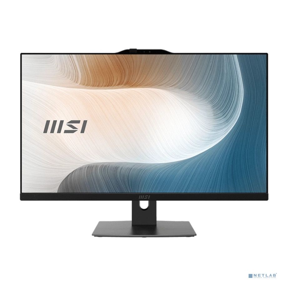 Моноблок MSI Modern AM272P 1M-683XRU 27" Full HD Core 3 100U (1.2) 8Gb SSD512Gb Graphics без ОС GbitEth WiFi BT 120W клавиатура мышь Cam черный 1920x1